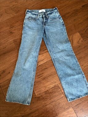 Hollister Light Wash Flare Jeans - Wide Leg Denim